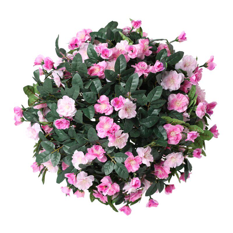 仿真蔷薇花藤吊兰花球绣球花假花藤条吊篮花阳台客厅挂件吊顶装饰