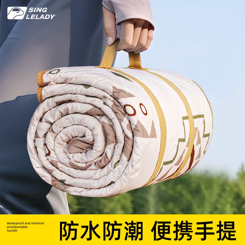 野餐垫防潮垫加厚户外防水防潮防湿地垫露营可折叠便携坐垫草坪垫