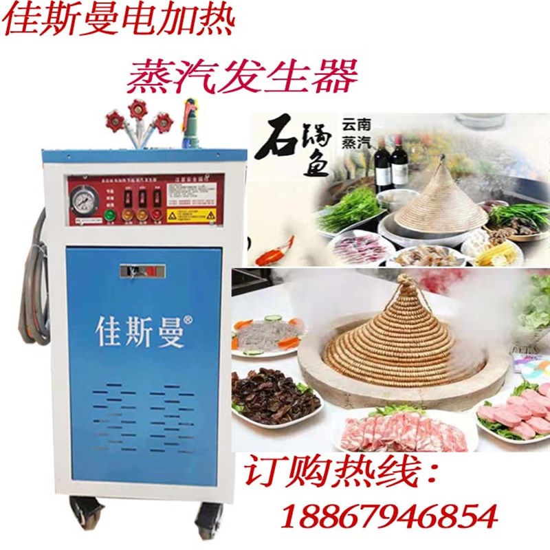 商用蒸汽发生器酿酒豆制品煮浆节能蒸汽机蒸馒头海鲜石锅鱼蒸汽锅
