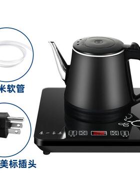110V美规全自动上水电热水壶智能加抽水电茶炉桌面一体煮茶泡茶机