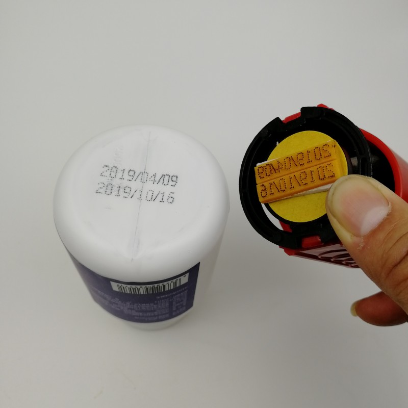 陈百万牌打生产日期凹凸面打码器A6打码机瓶底化妆品仿喷码移印机