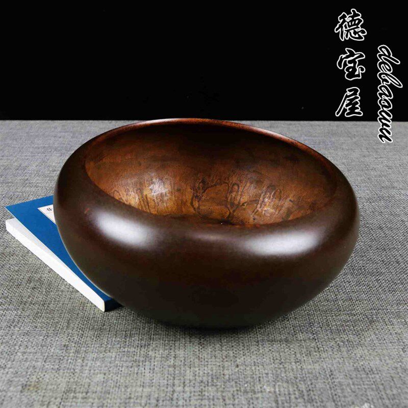 纯铜茶洗大号笔洗家用水洗水盂特大装洗茶杯盆的器皿功夫茶具配件