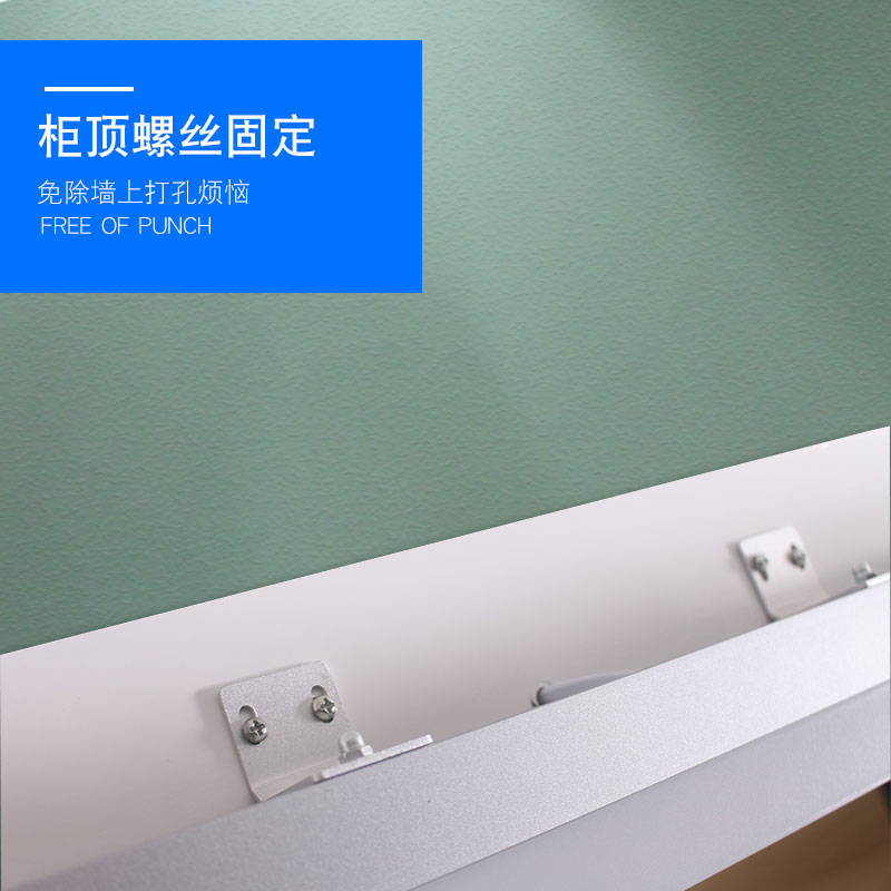 led镜柜专用镜前灯卫生间卧室化妆柜简约厕所免打孔浴室三角镜箱