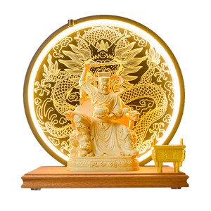 正财神赵公明武财神摆件玄堂赵元帅家用客厅供奉公司开业送礼招财