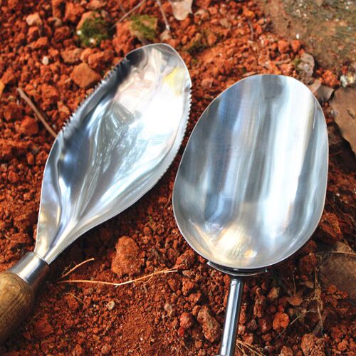 不锈钢园艺铲子种花工具铁锹铁铲挖土盆栽多肉种植神器家用铲套装