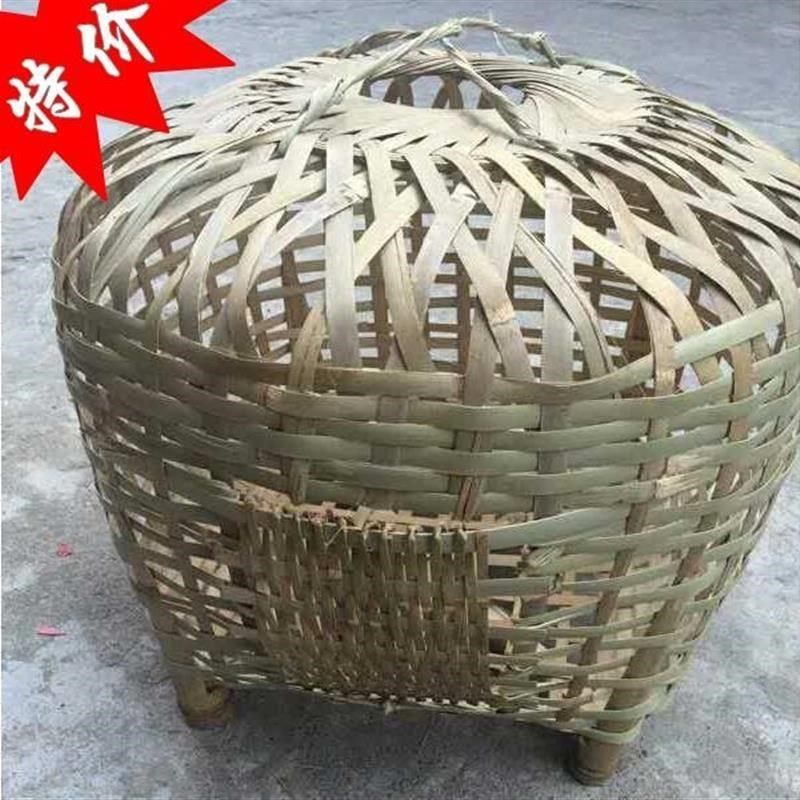 竹鸡笼纯手工竹制品养鸭鸟笼湖南农家纯竹子制作经久耐用竹编笼子