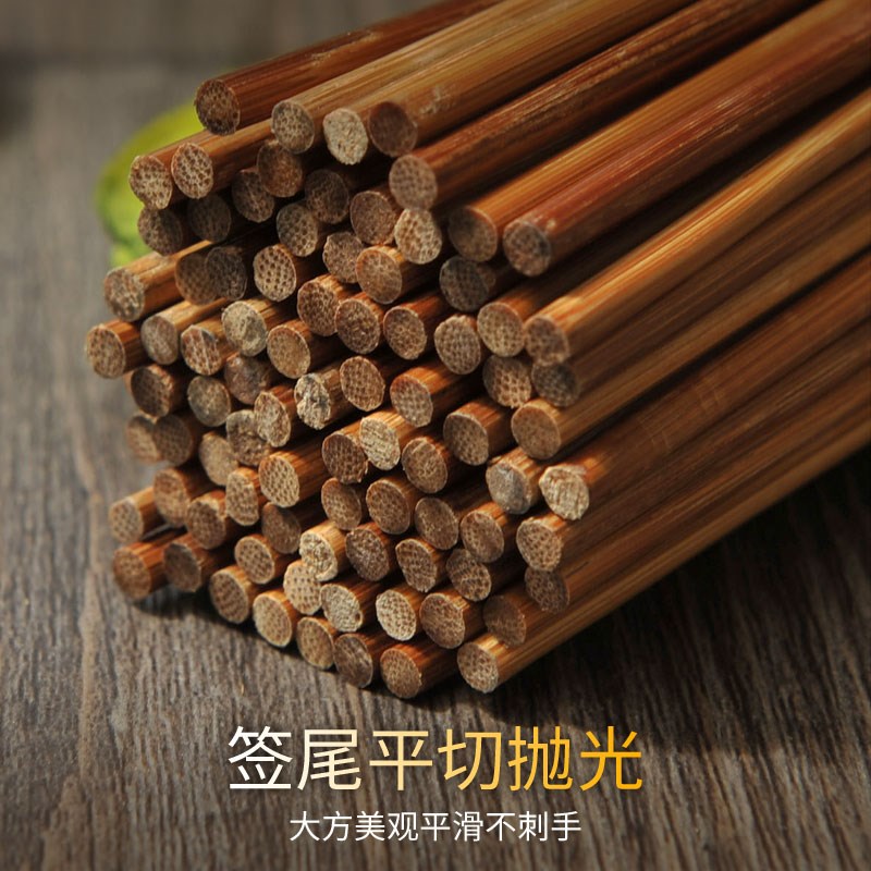 特硬碳化竹签粗2.5MM * 长27CM一次性串串香麻辣烫鹅肠广东黑签子