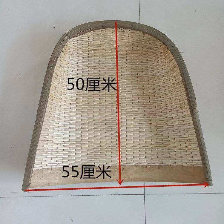 柳编簸箕农用编织筲箕老式竹边柳条簸箕家用大小号藤编商用收纳筐