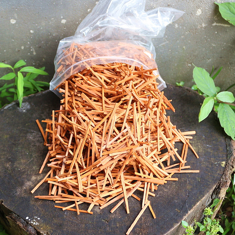 包邮老山檀香木条牙签木条供佛檀香薰木料原木木棒大香一包400克