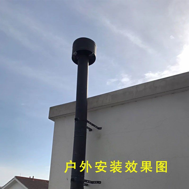 加厚不锈钢烟囱防风雨帽防倒风排烟管土灶锅炉烟筒雨帽挡风防回烟