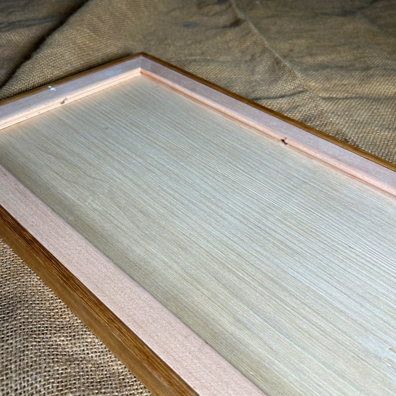 柚木实木裱画框可定制长条屏镜框榫卯照片相框简约现代挂墙带卡纸