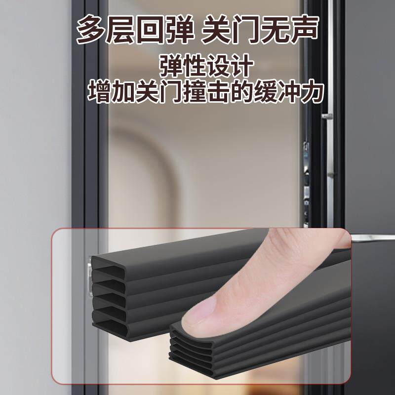 防盗门密封条防盗门入户门密封条门缝防风大门框专用房门隔音静音