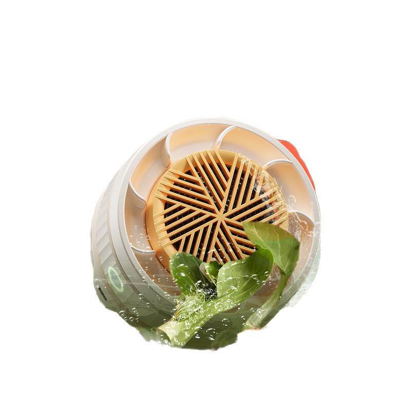 跨境新旋转果蔬净化器食品保鲜无线杀菌去农残果蔬自动清洗机家用