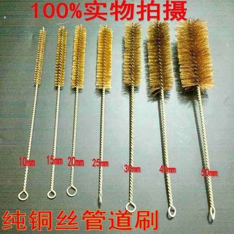 铜丝管道刷 不锈钢丝刷 圆形铜丝刷 内孔清洗刷 锅炉清洁除锈刷