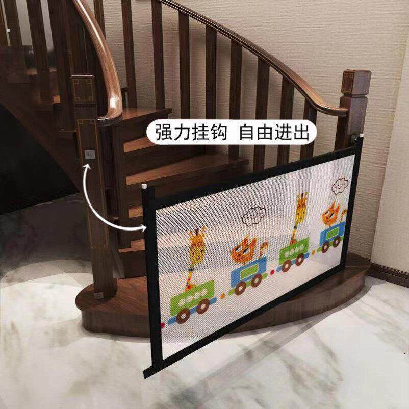 自建房楼梯口隔断门小孩围栏安全护栏拦门栅栏楼梯口封闭门间隙