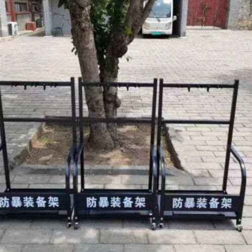 保安用品展示支架防暴装备组合架柜防爆器材门卫安保八件套反恐