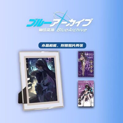 碧蓝档案角楯花凛周边画册图集二次元大礼包小卡相框立牌卡贴照片