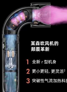 2026新款电吹风机家用负离子护发静音速干大风力护发大功率风筒