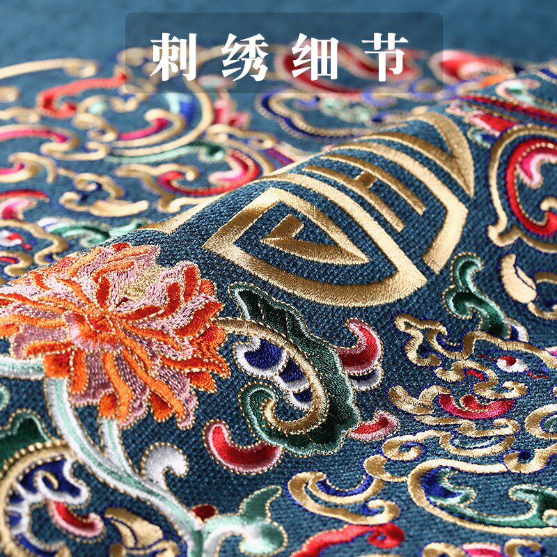 中式罗汉床五件套坐垫带靠背四季通用红木家俱沙发垫加厚座垫定制