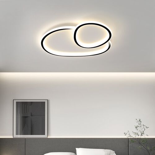 极简客厅灯现代简约大气主灯led护眼吸顶灯北欧全屋灯具套餐组合