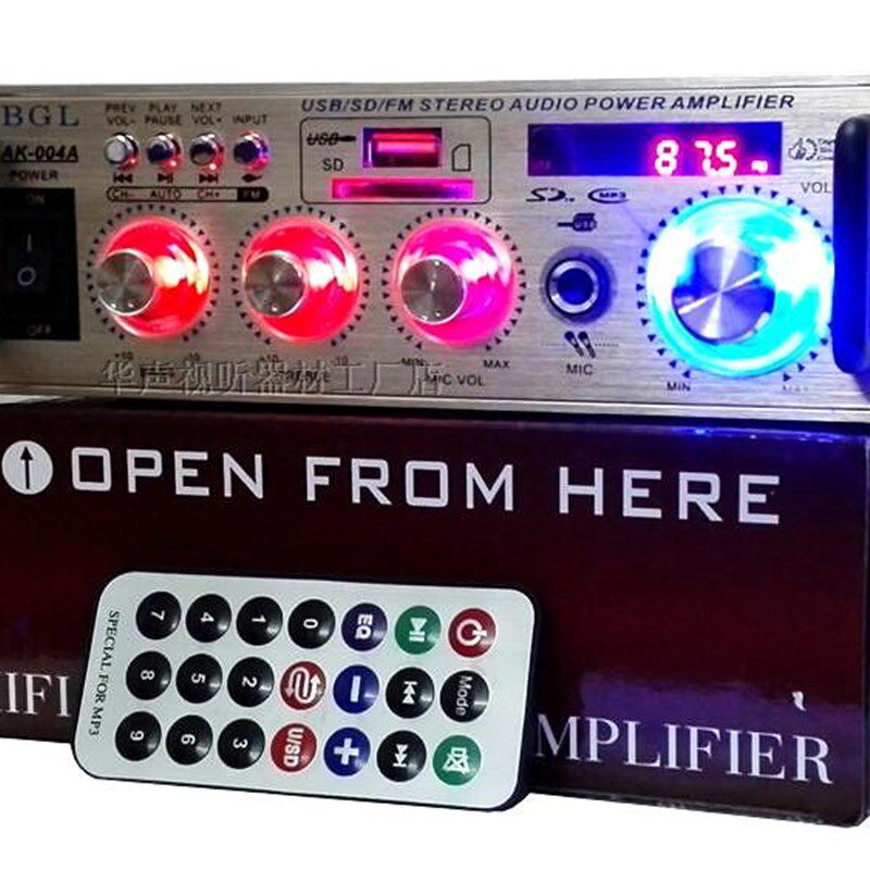 迷你功放hifi2.0小功放机家用12V车载手机电脑音频放大器音响功放