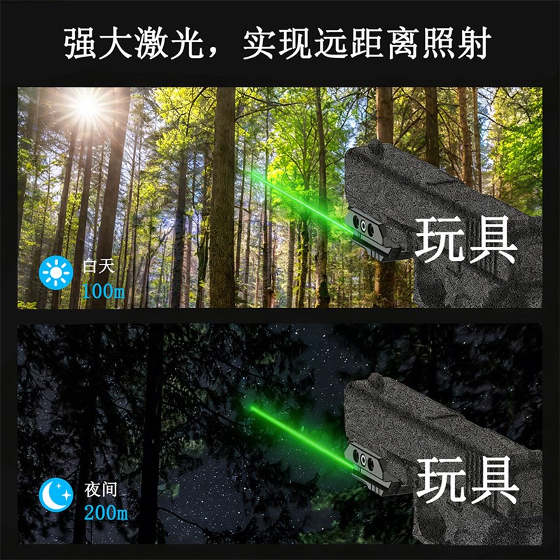 1101新款金属超高抗震2100G激光瞄准器红外线充电款出口专用瞄具