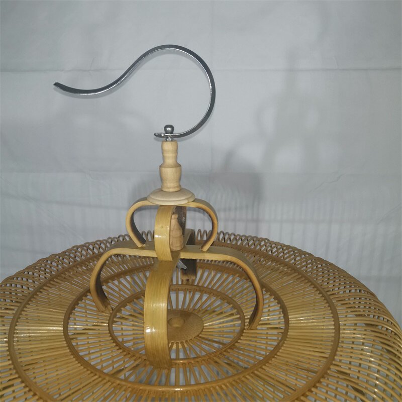 包邮邢氏鸟具竹制加密间距超大长尾四喜笼 画眉笼八哥笼鹩哥鸟笼
