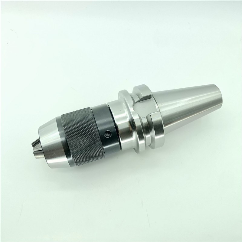 BT40APU一体式钻夹头刀柄50自紧R8炮塔铣床直柄台式钻床16nt3莫氏