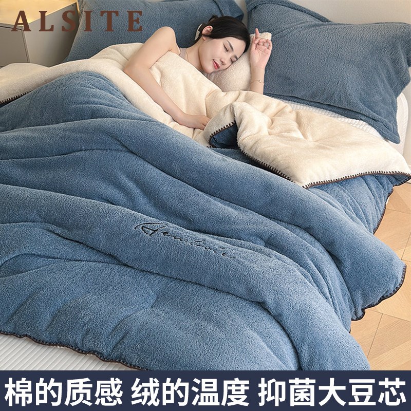 高端毛毯子双面毛绒羊羔被子秋冬季加厚保暖盖毯超厚特厚10斤冬天