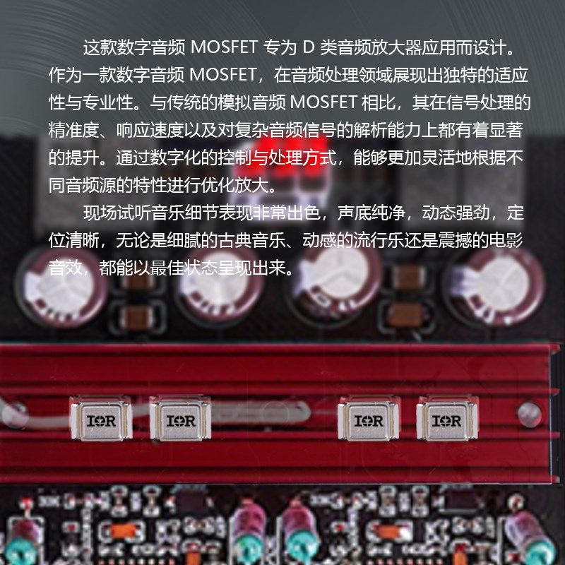 伟良PA-ir600金封场效应MOS管D类数字功放机hifi发烧大功率家用