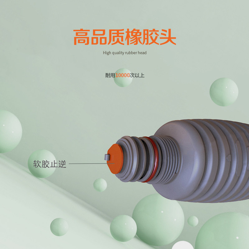 鱼缸虹吸换水器抽水管家用吸便器抽水泵排水器大球囊吸水吸污器