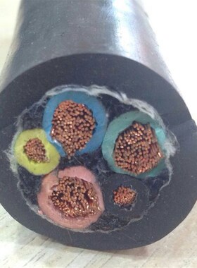 yc橡套电缆防水电线3芯4芯5*10/16/25/35/50+1三相四线3加2电缆线