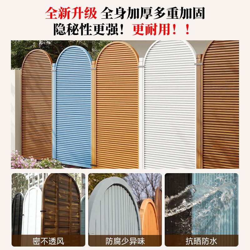 院子露台护栏屏风装饰别墅花园隔断围栏木栅栏户外庭院篱笆墙围墙