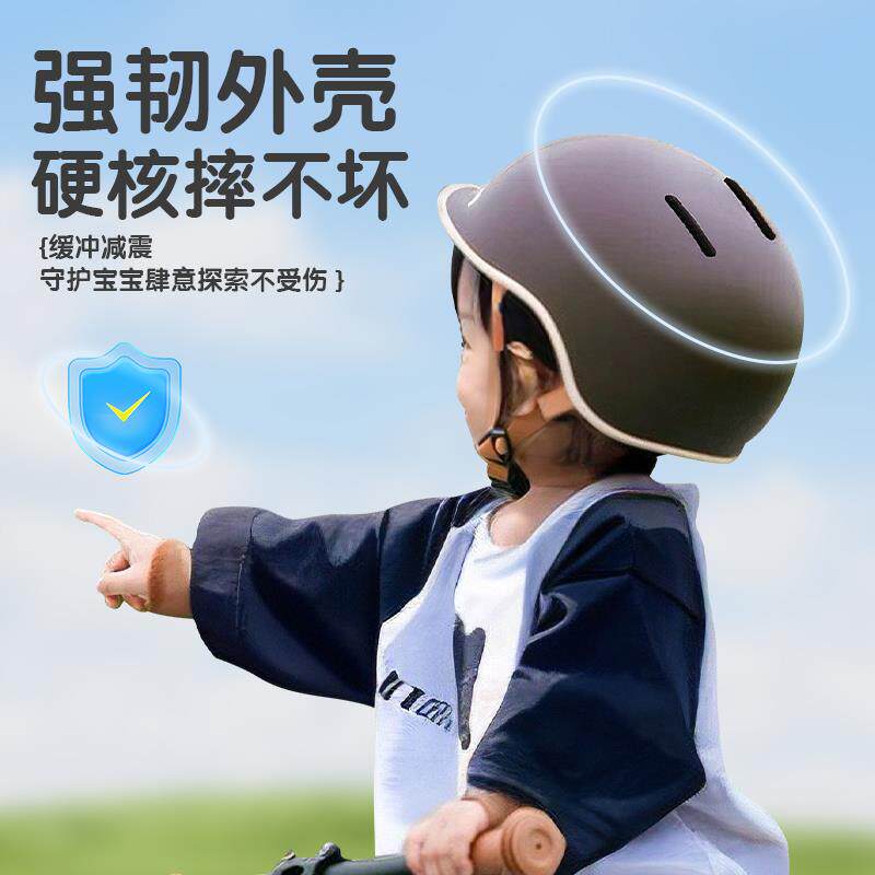 3c儿童头盔电动摩托车幼儿可爱可拆卸男女孩四季保暖轻便骑行半盔