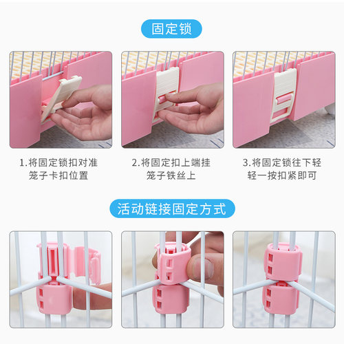 特大号兔笼兔子笼自动清粪防喷尿双层兔笼子荷兰猪龙猫笼子用品