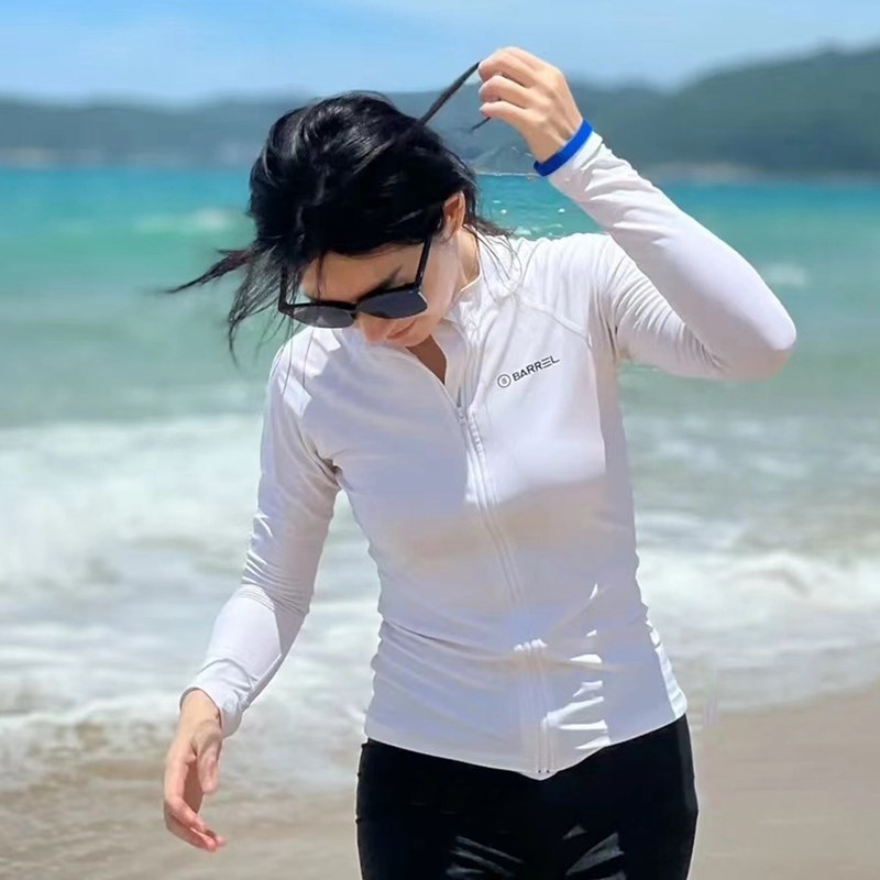 韩新款冲浪服女长袖长裤泳衣全身防晒速干紧身浮潜防水母潜水服