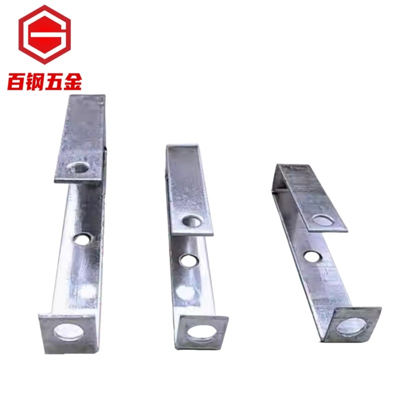 方管吊件40*40固定方钢40*60加厚镀锌管固定吊顶吊件轻钢龙骨吊件