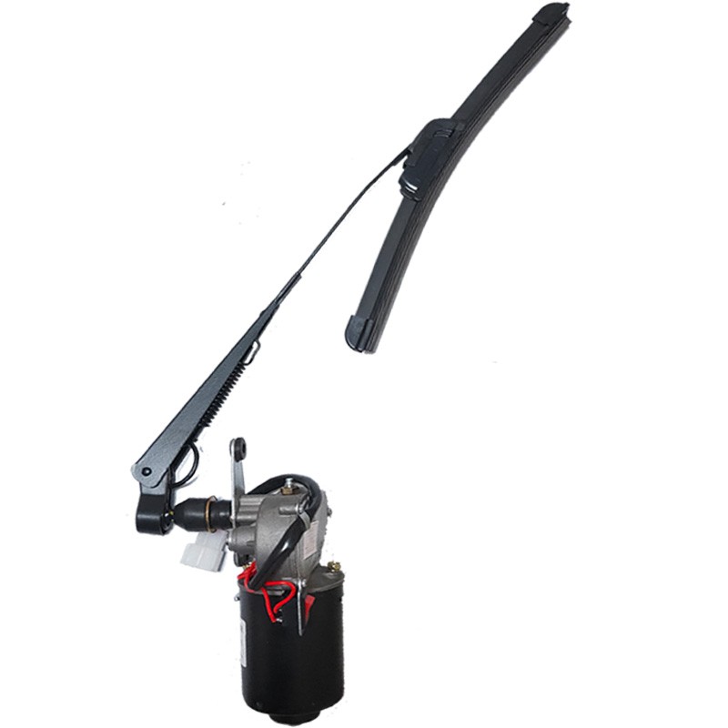 电动摩托三轮车雨刮刷片电机马达棚子改装篷自动12V48V60V72V通用