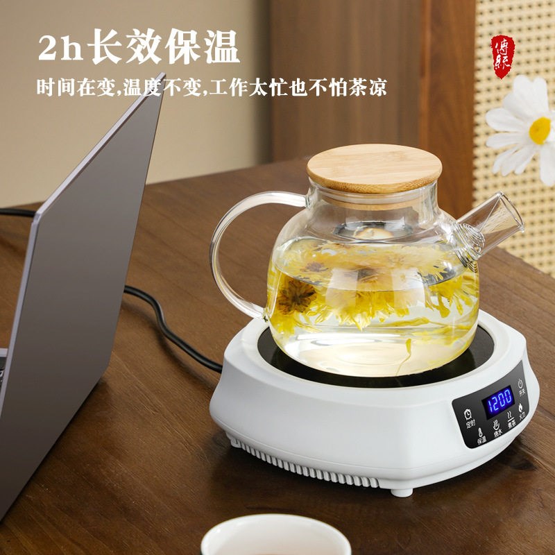 新款静音电陶炉煮茶炉小型烧水迷你电磁炉家用耐高温电热炉锅一体
