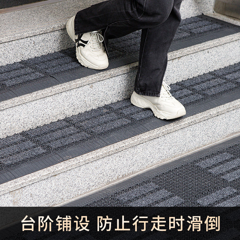 室外防滑垫户外入户门口台阶地垫踏步迎宾酒店镂空防水垫商用地毯
