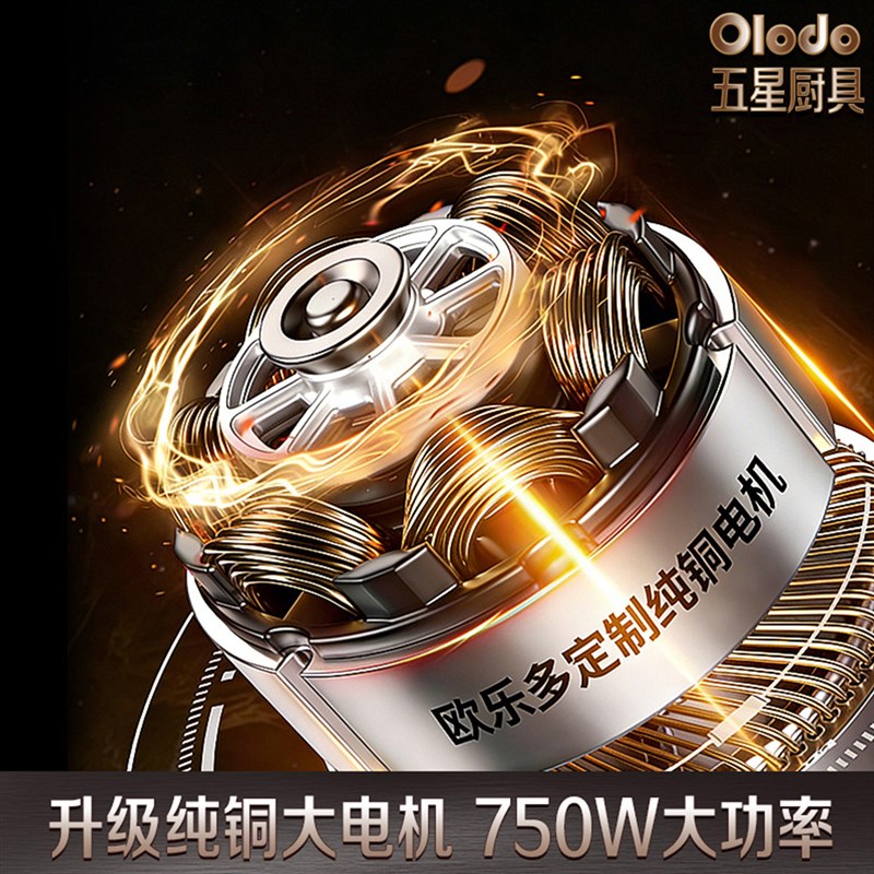 Olodo欧乐多电动压面机商用多功能揉切面一体面条机立式鲜挂面机