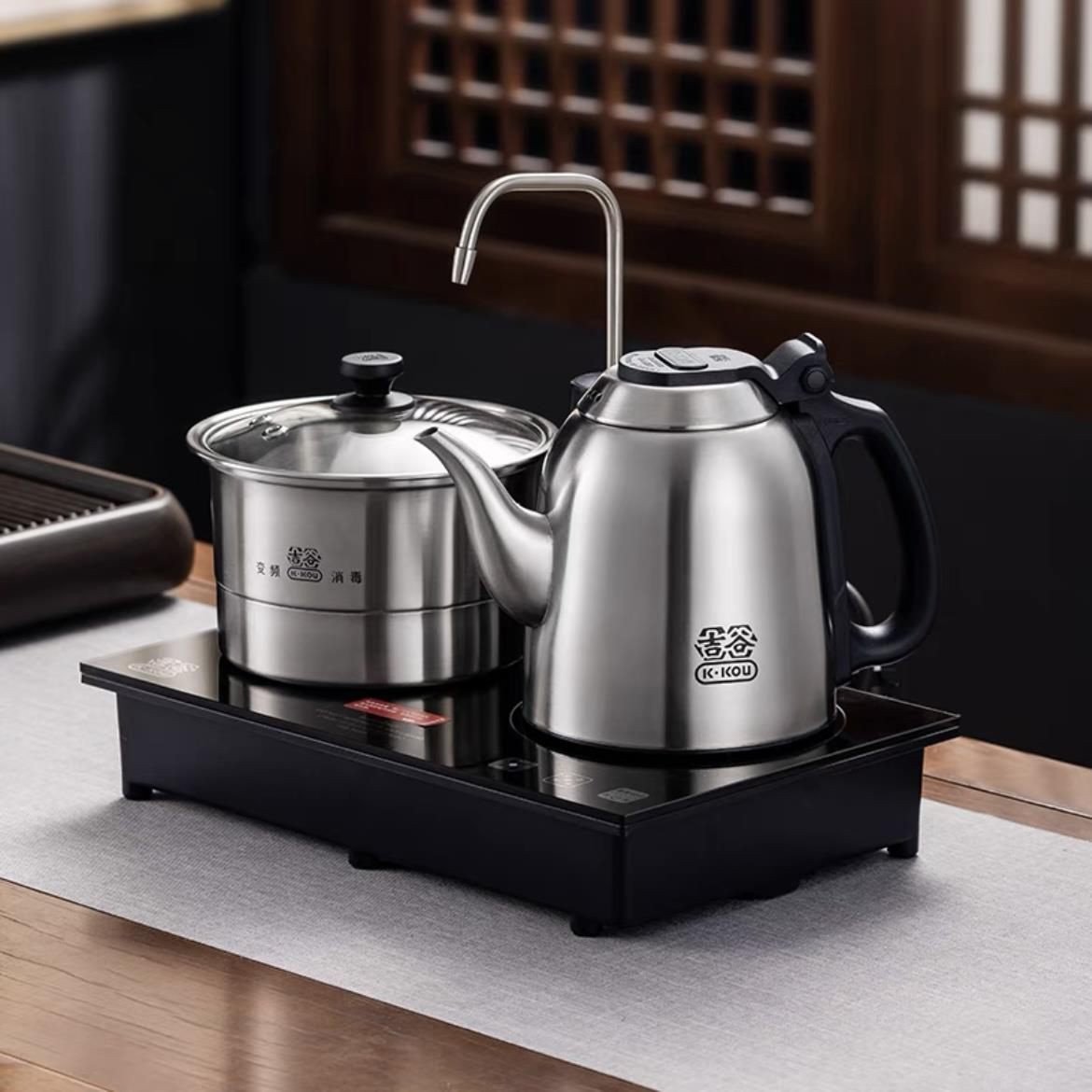 吉谷烧水壶TC0102泡茶 电热水壶 嵌入式茶台一体 尺寸23cm*37cm