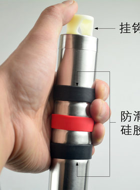 一体式拖把杆旋转通用好神拖拖把头拖帕地拖杆手压加粗不锈钢墩布