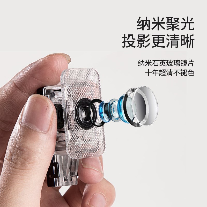 适用蔚来ES7/EC7/ET7/ET5迎宾灯改装ES6EC6ES8车门镭射投影照地埋