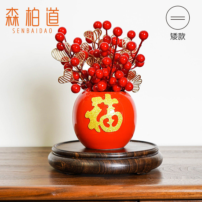黑檀木雕整料圆形矮款实木花瓶茶壶古董香炉盆景佛像摆件木托架