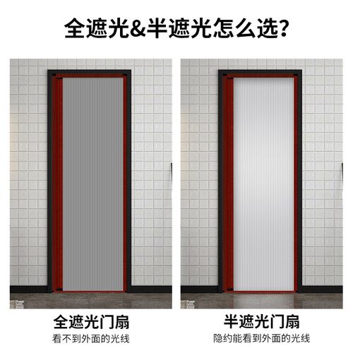 厨房门推拉门隔断移门铝合金蜂巢折叠门推拉柜门落地地轨新款隐形