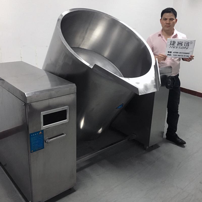 商用电磁炉可倾式汤炉大型卤煮锅大功率摇摆式煲汤电磁炉食堂煮汤图片