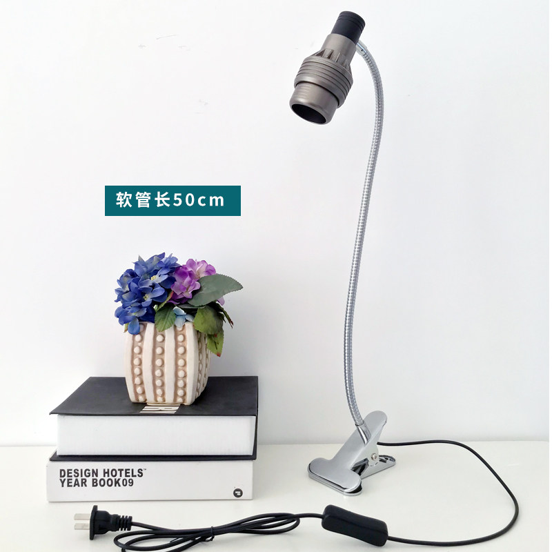 led可调光圈大小可调焦铁夹聚光超亮光插电台灯鱼缸机床维修射灯