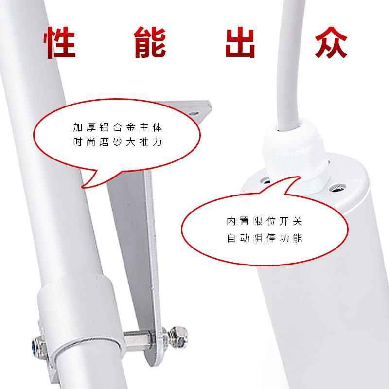 电动开窗器双螺杆大推力大角度消防联动排烟窗天窗悬窗控制器