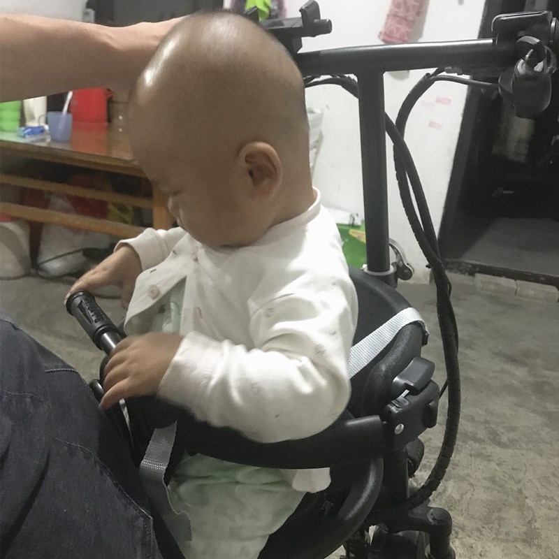 电车儿童座椅代驾电动车小孩坐椅折叠电瓶车带小孩椅子前置